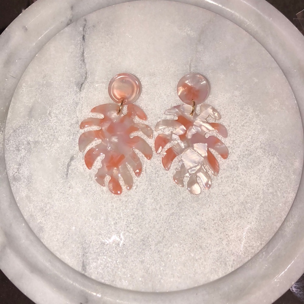 5/$25 Pale Pink & Opal Earrings